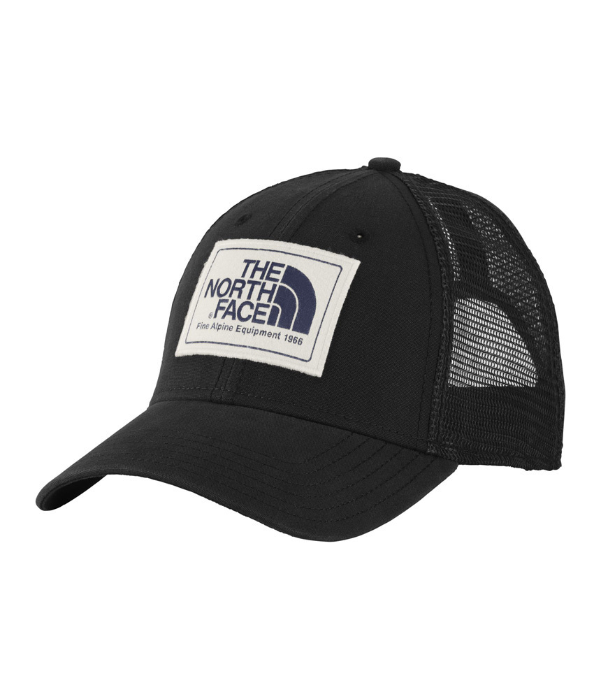 the north face logo trucker cap