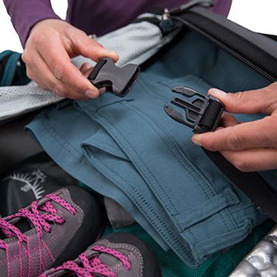 Osprey Transporter Wheeled Duffel 90L Rolling Luggage Kingfisher Blue