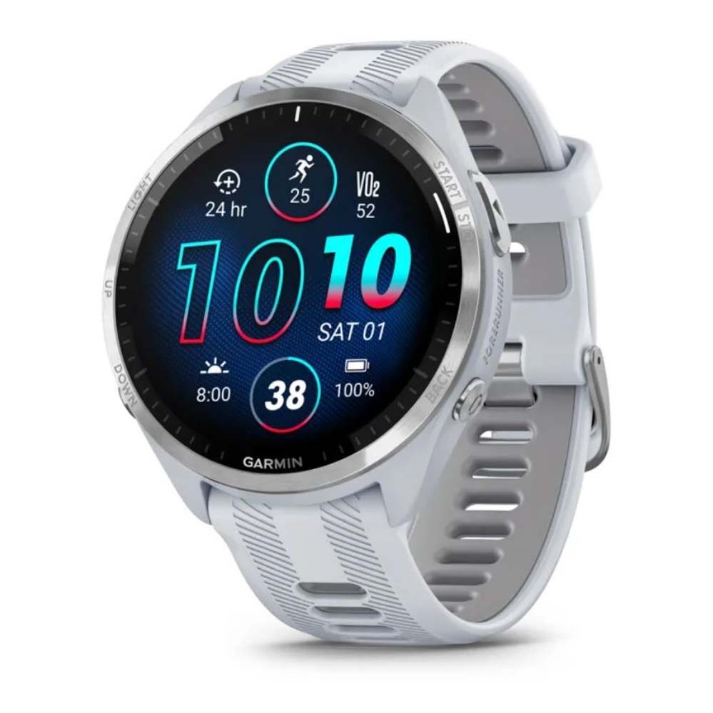 Garmin Forerunner 965 Running Smartwatch - Whitestone/Powder