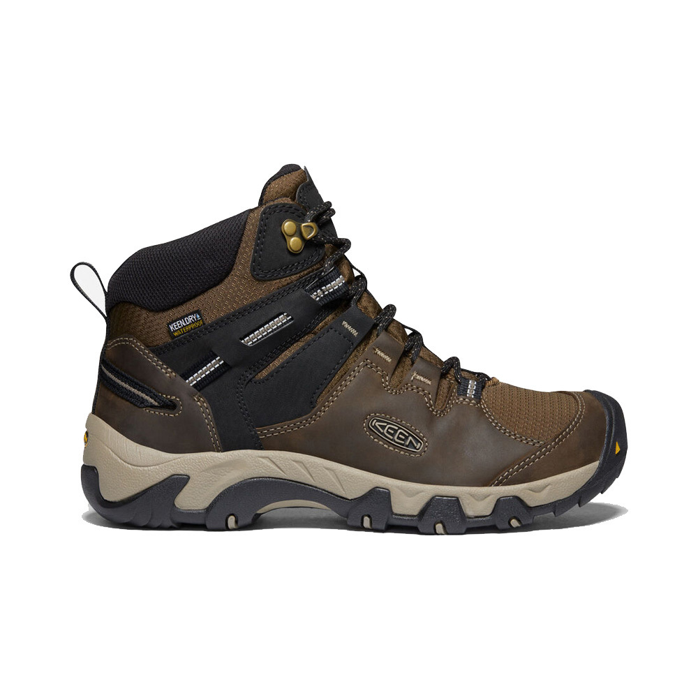 black waterproof hiking boots