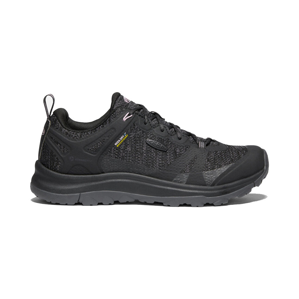 black waterproof hiking shoes