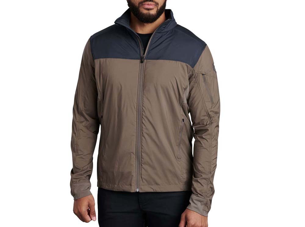 KUHL The One Mens Running Jacket Driftwood L Kuhl