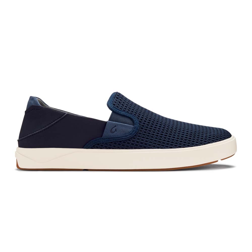 Olukai Lae ahi Mens Slip On Shoes Blue Depth Blue Depth 10