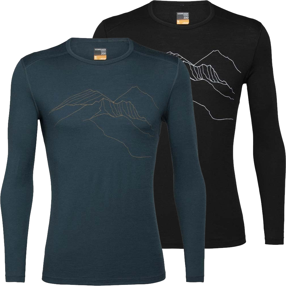 Icebreaker Merino 200 Oasis LS Crewe 
