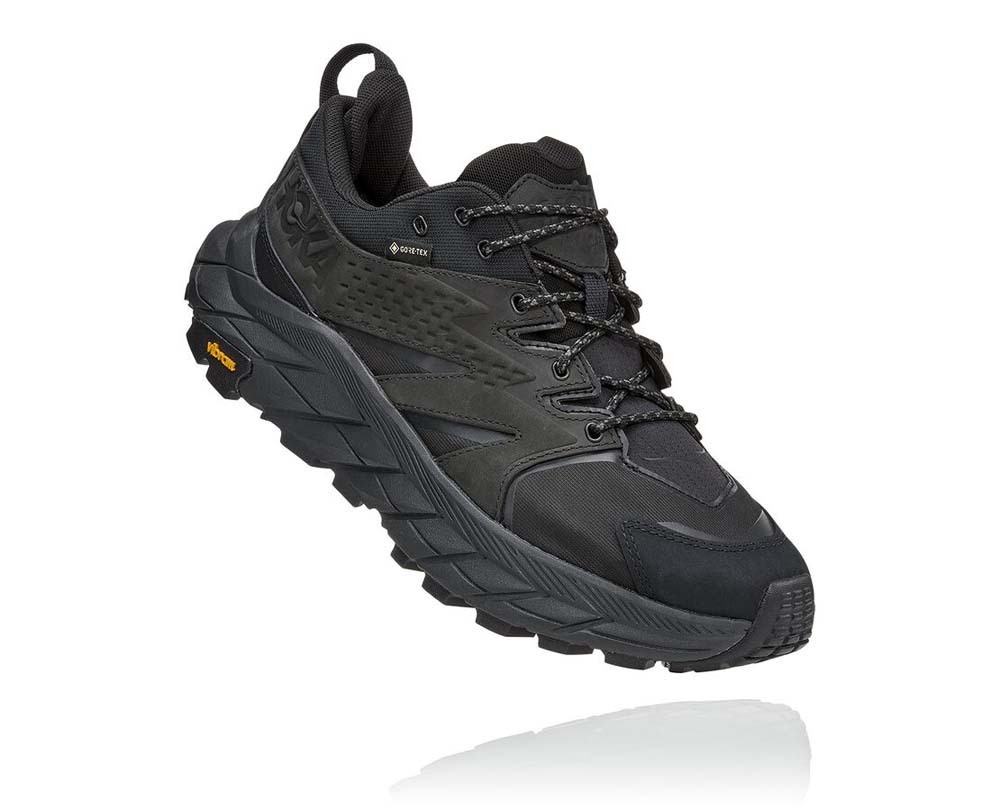 Hoka Anacapa Low GTX Mens Hiking Shoes - Black