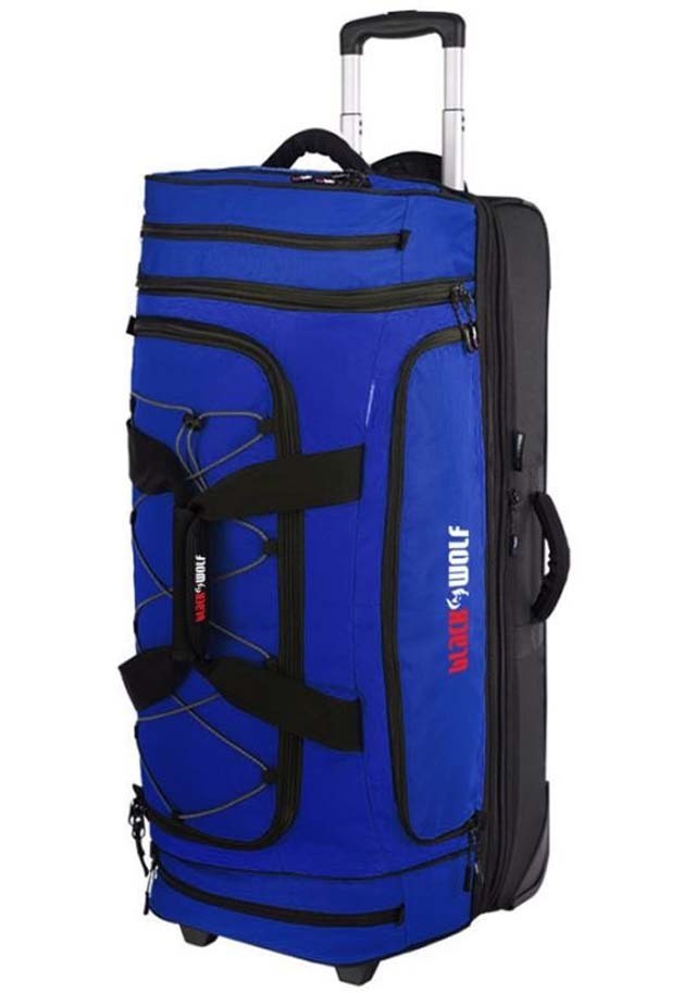 Black Wolf Bladerunner Rolling Travel Bag 110L + 30L - Blue