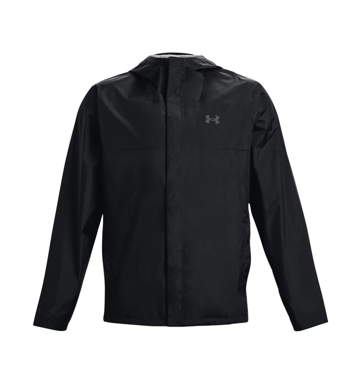 Under armour black rain jacket new arrivals