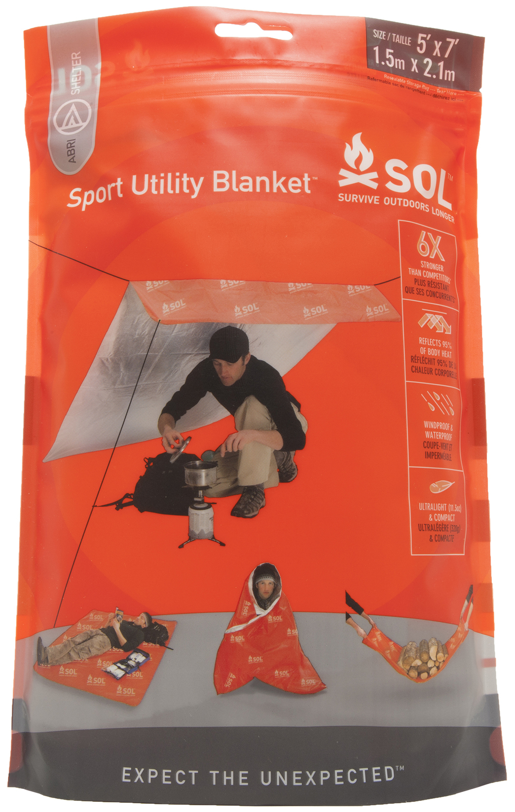 #255 SHELTER W/MYLAR & SOL SURVIVAL BLANKET & PONCHO [365 ...