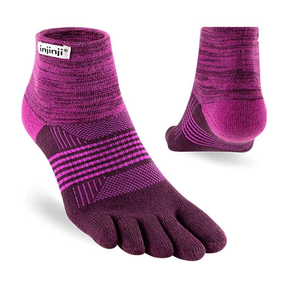 Injinji Trail Womens Midweight Mini Crew Toe Socks