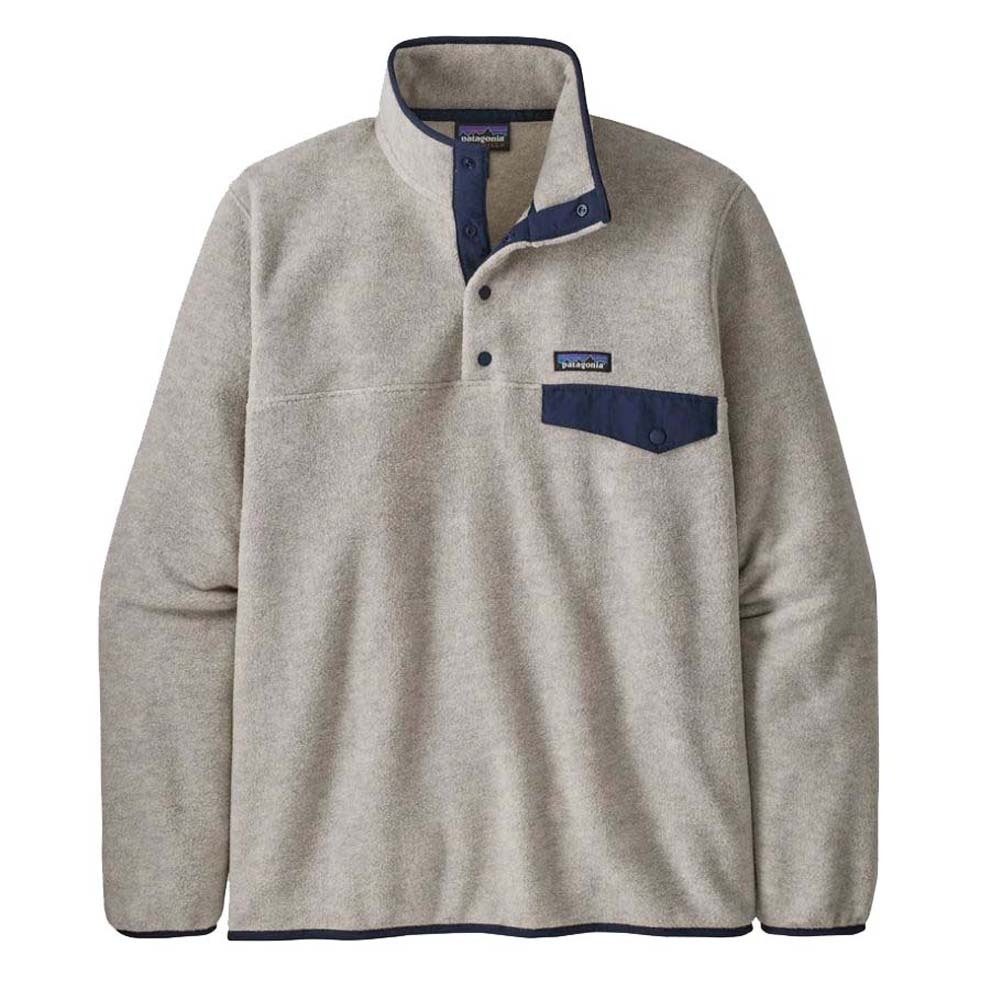 Patagonia Synchilla Snap T Mens Fleece Pullover Oatmeal Heather