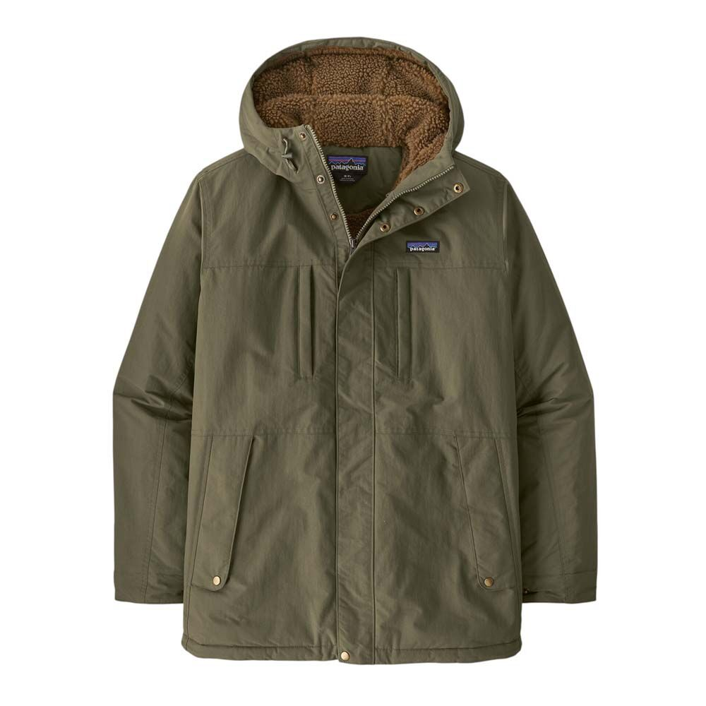 Patagonia Isthmus Mens Weather Resistant Parka - Basin Green - L