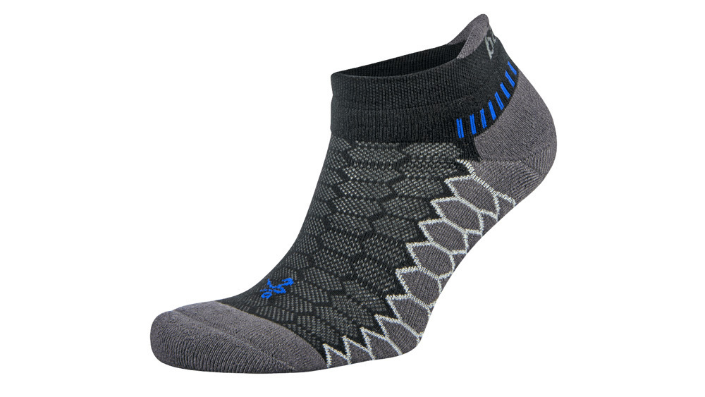 Balega Silver Performance Runner No Show Unisex Running Socks Black
