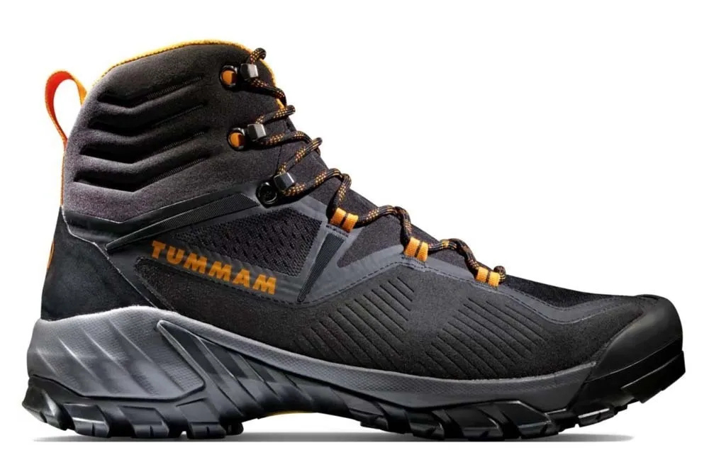 Mammut Sapuen High GTX Mens Hiking Boots - Black/Dark Radiant