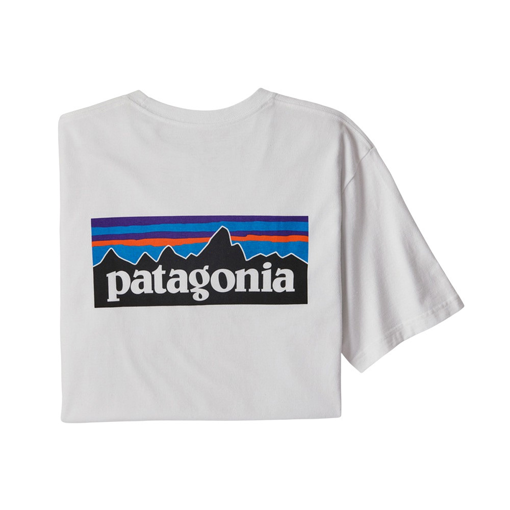 Patagonia P 6 Logo Responsibili Tee Mens T Shirt White S