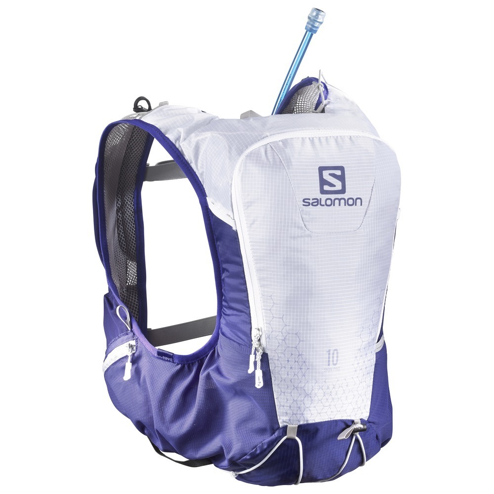 Salomon Skin Pro 10 Set Trail Running Vest Spectrum Blue/White