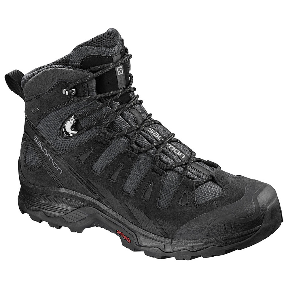 mens black walking boots