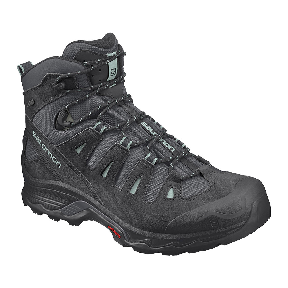 Salomon Quest Prime GTX Womens Hiking Boots - Ebony/Black/Icy Morn