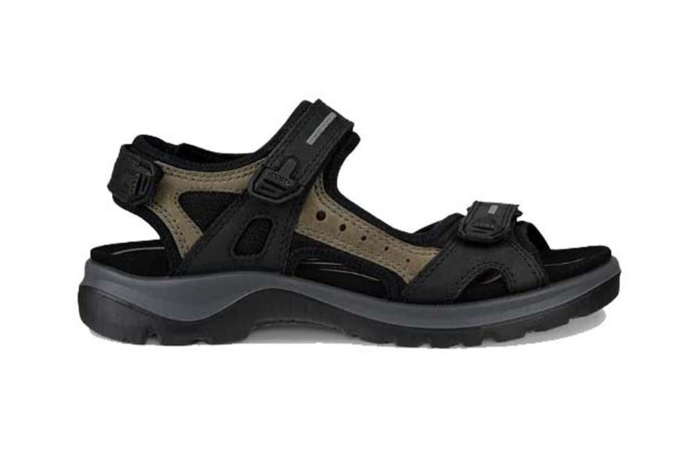 ECCO Offroad Womens Hiking Sandals Black/Mole/Black EU38