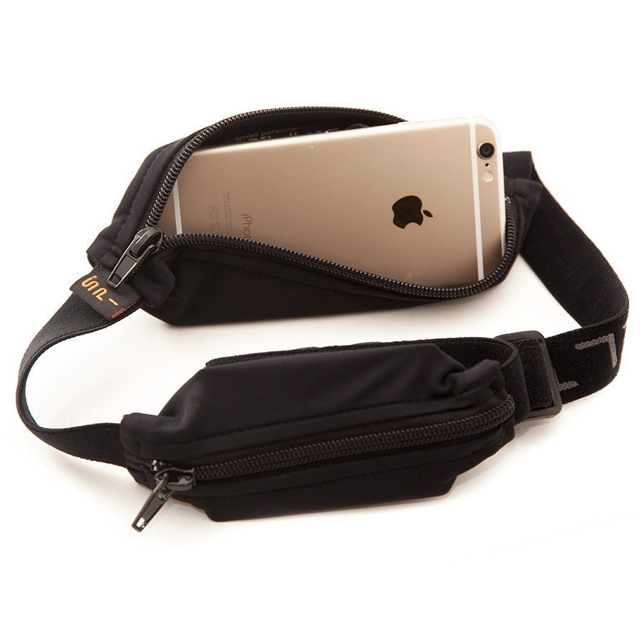 SPIbelt Large Pocket Running Belt - Black