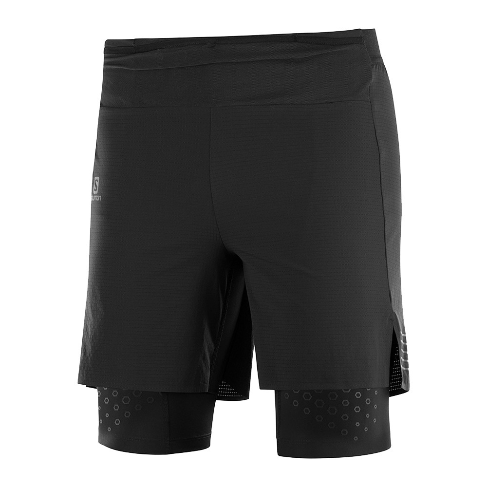 salomon mens running shorts
