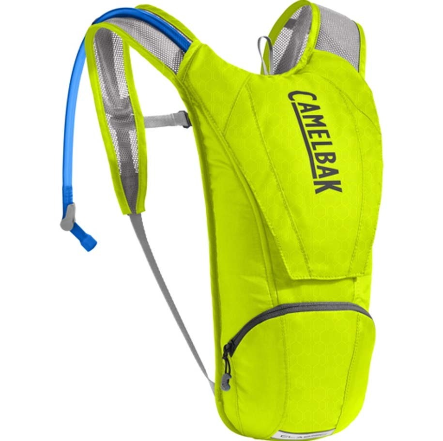 Camelbak Classic Hydration Pack with 2.5L Bladder Lime Punch/Silver
