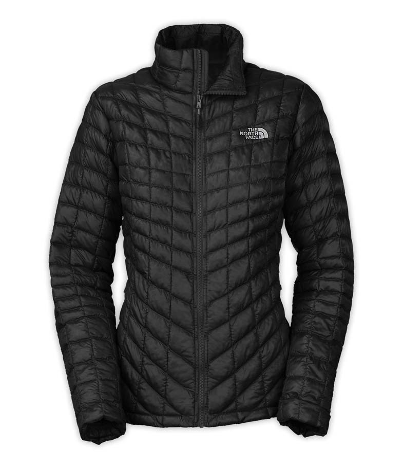 The North Face Womens Thermoball Full Zip Puffer Jacket - Black | eBay