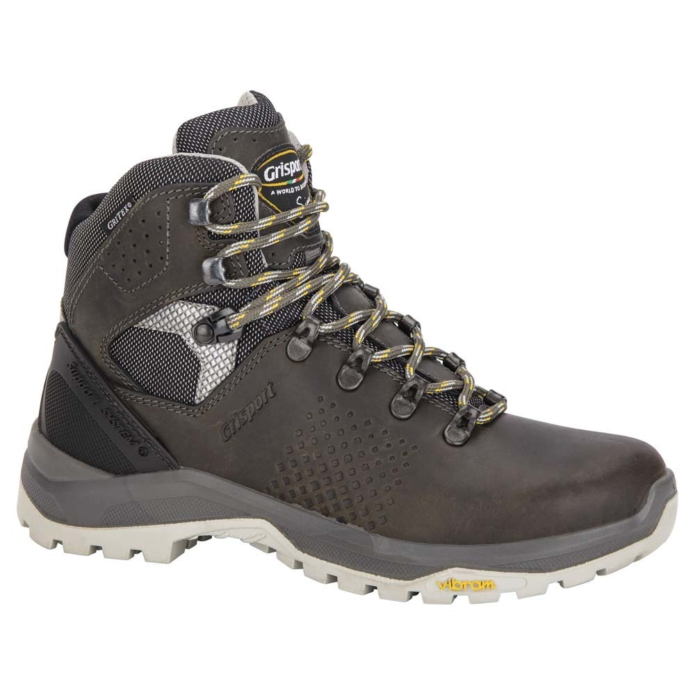 grey hiking boots