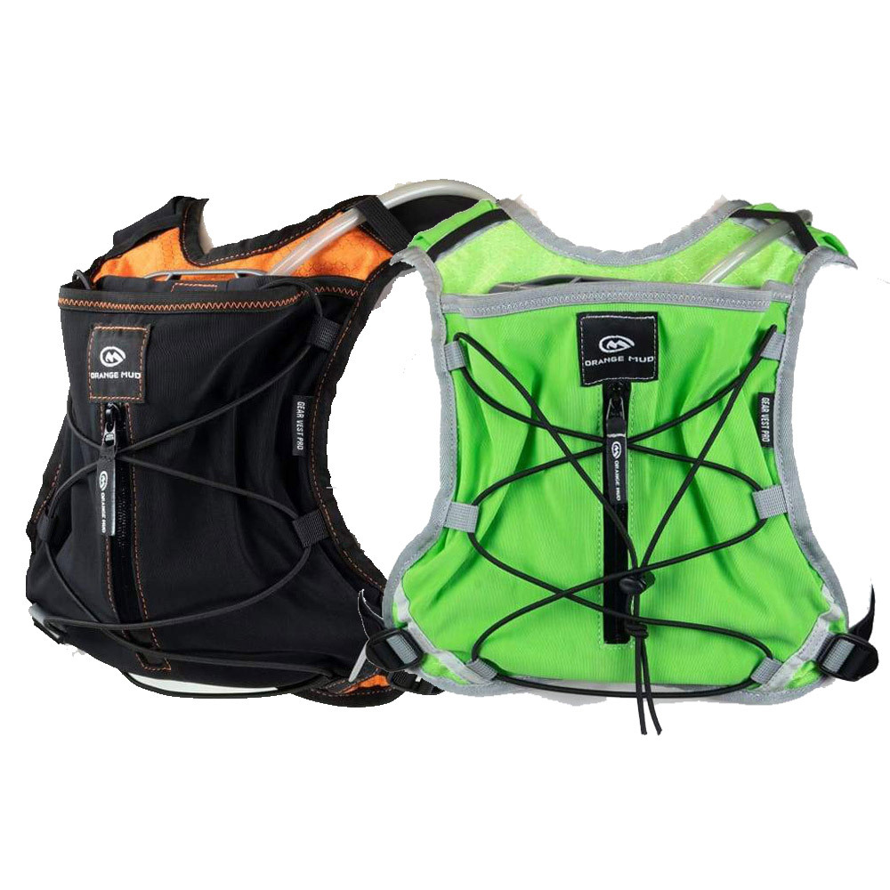 orange running vest