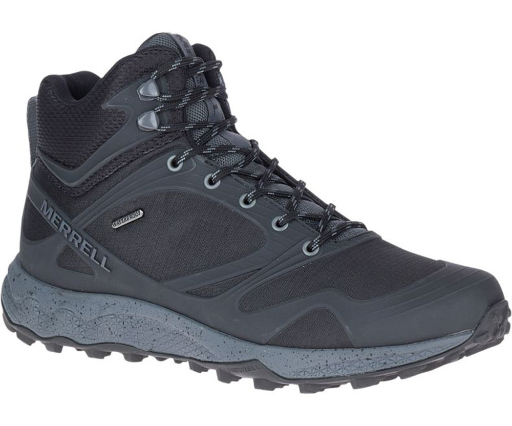 merrell hiking boots black