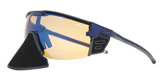 Julbo Ultimate Cover Sunglasses - Matt Dark Blue/Blue Reactiv