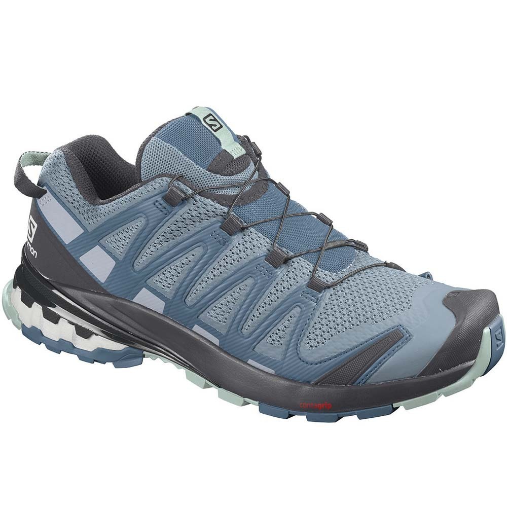 Salomon XA Pro 3D V8 Womens Trail Running Shoes - Ashley Blue/Ebony/Opal  Blue