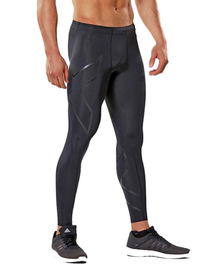 2XU Mens Compression Tights - Black/Nero - L