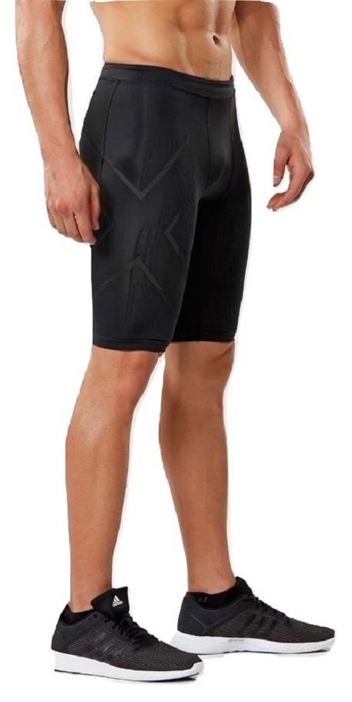 2XU Run Mens Compression Shorts - Blk/Brf | eBay