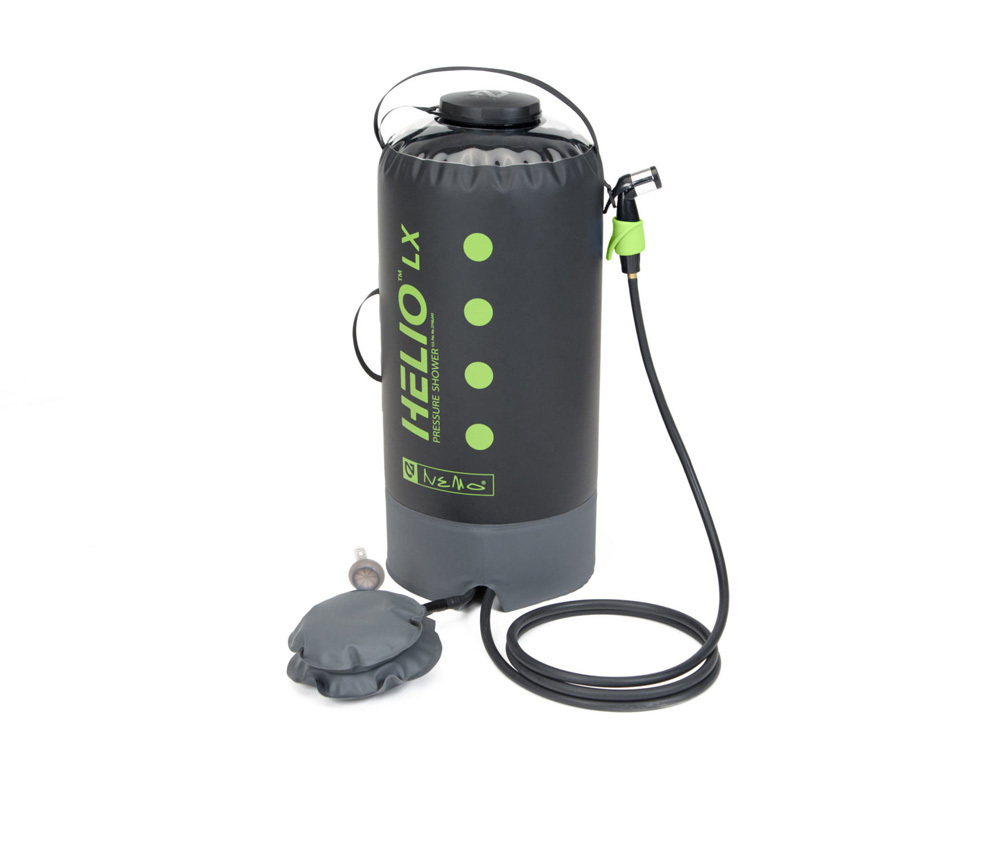 Helio pressure Shower black//orange