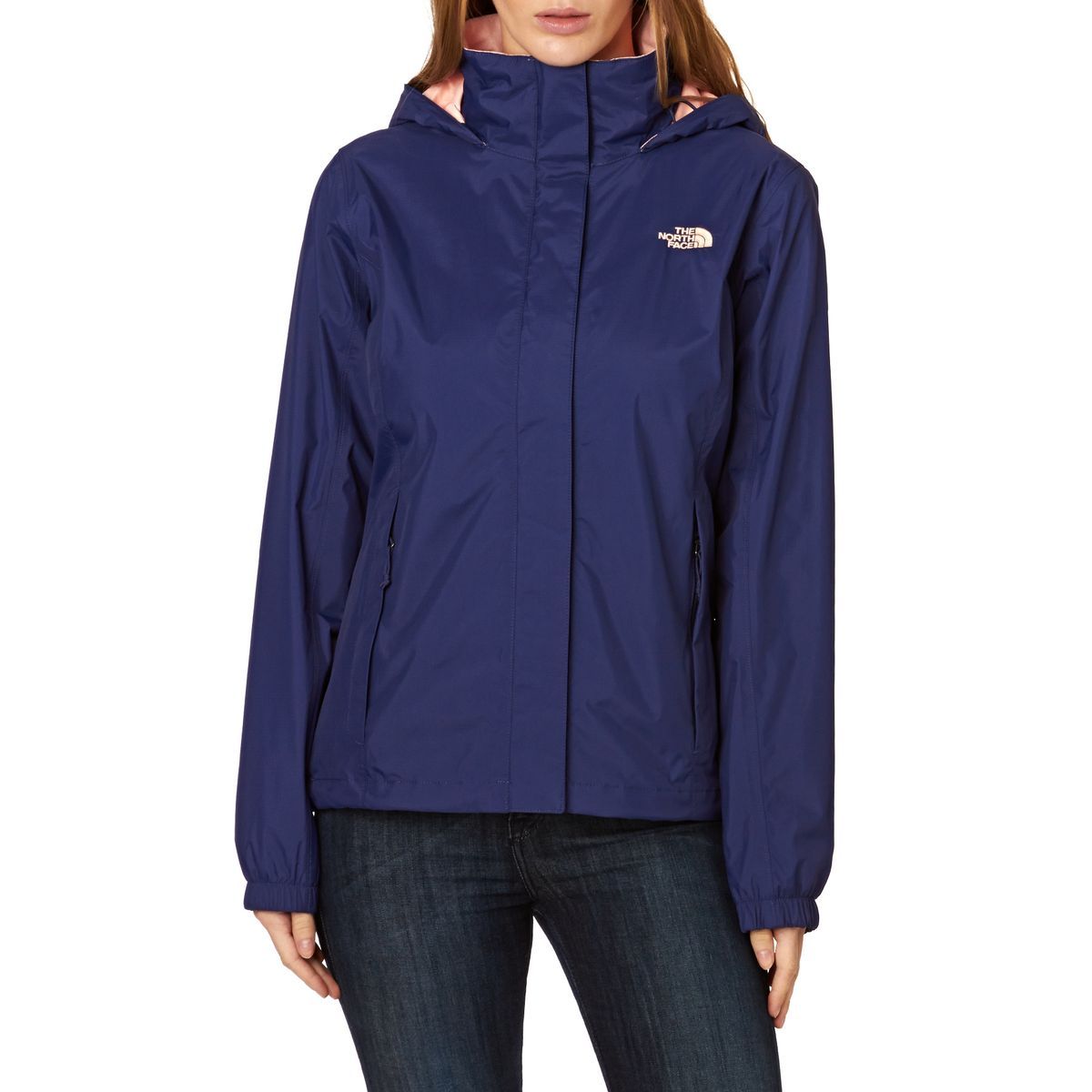The North Face Womens Resolve Waterproof Jacket Blue eBay