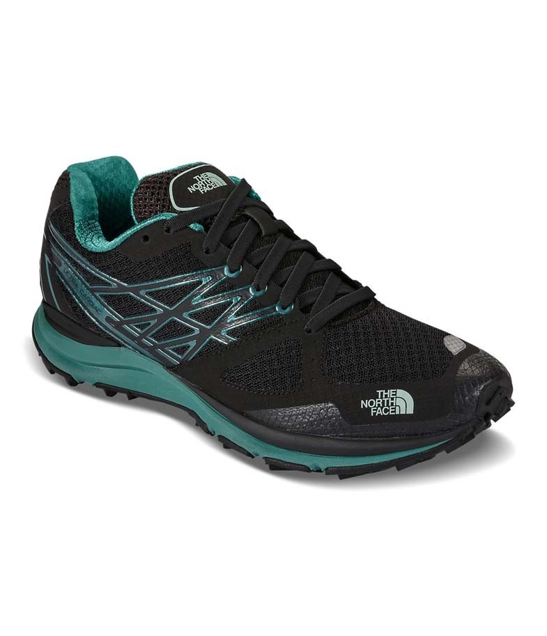 The North Face Womens Ultra Cardiac Trail Running Shoes Black/Subtle