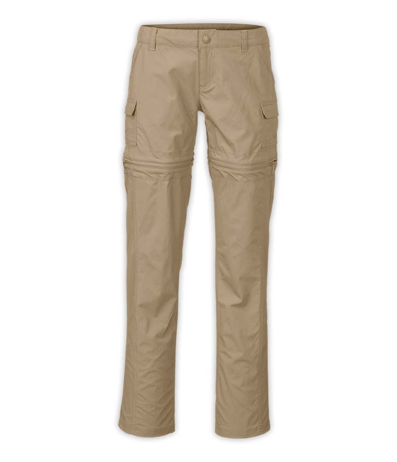 The North Face Womens Paramount 2 Convertible Zip Off Pants - Dune