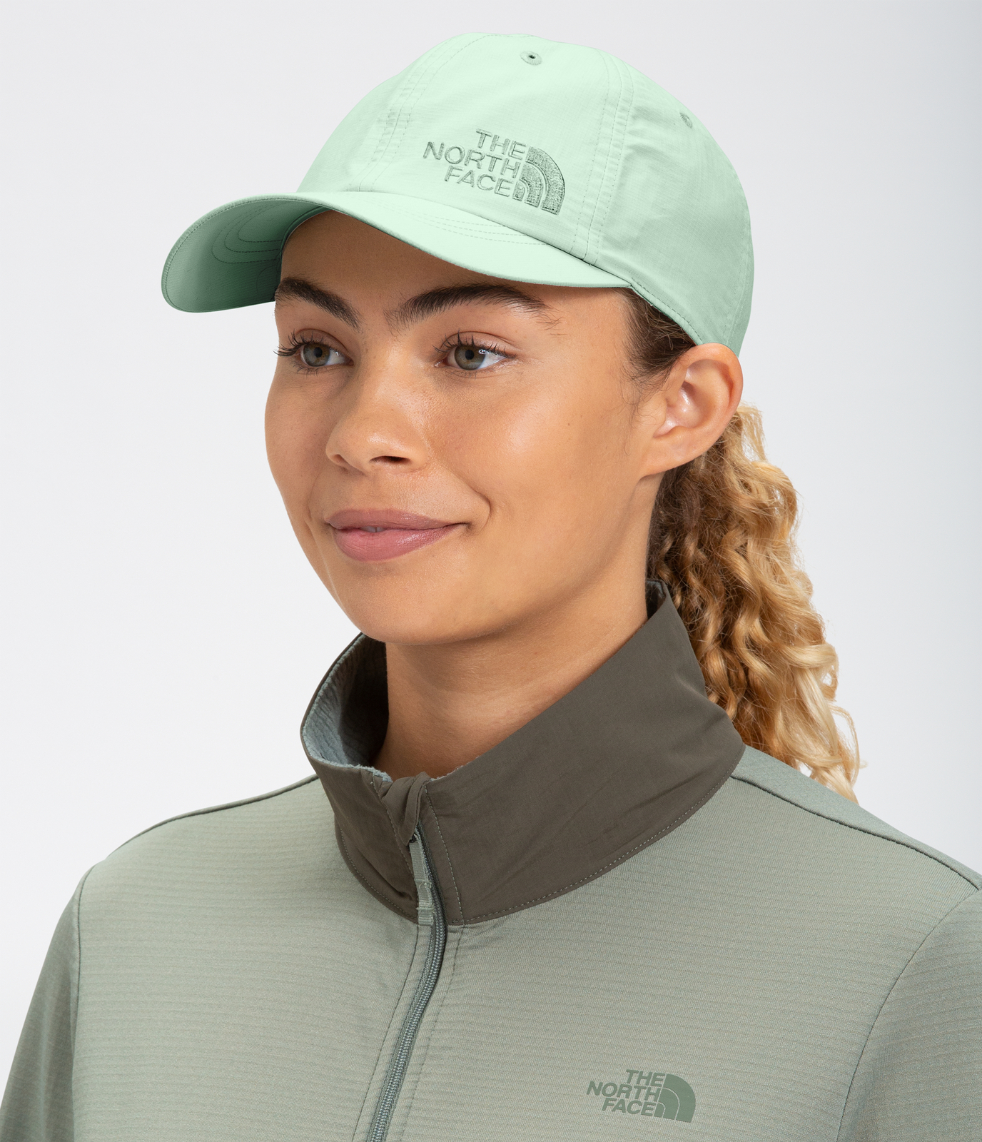 north face pink cap