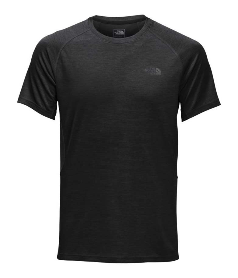 The North Face Mens Ambition Short Sleeve Running Tee - TNF Black Heather