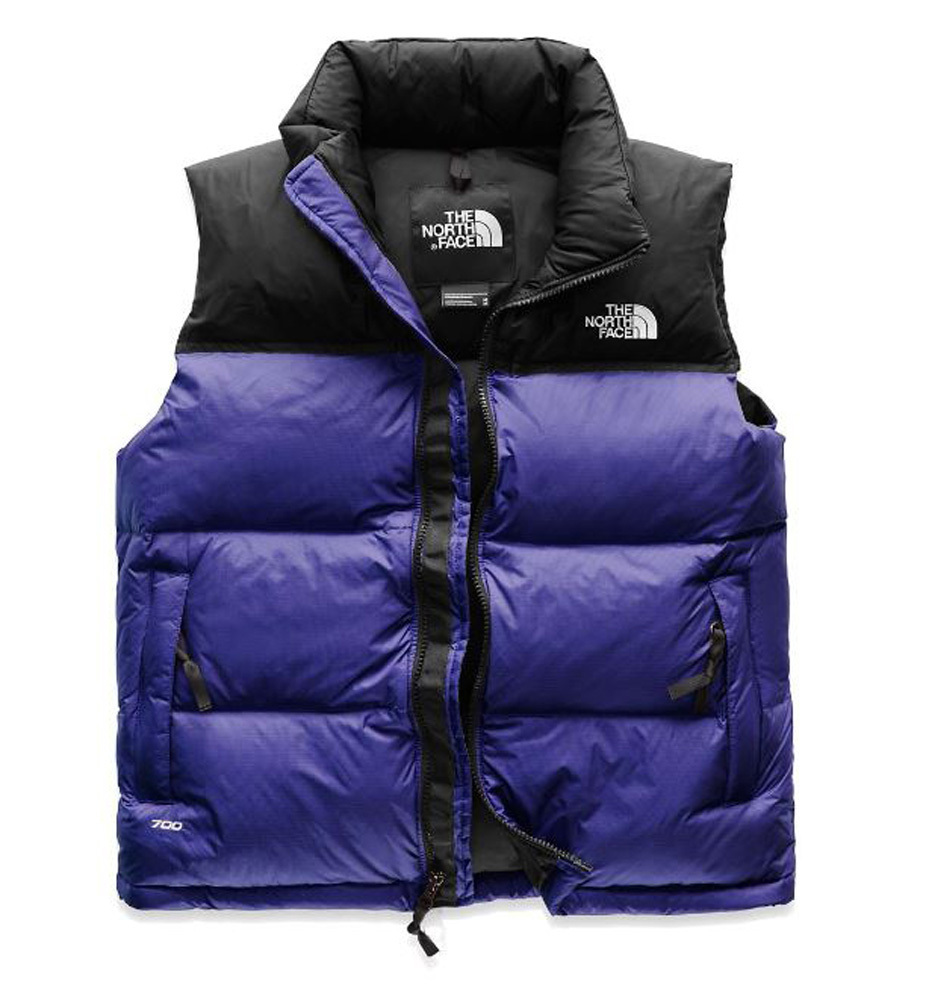 north face nuptse aztec blue