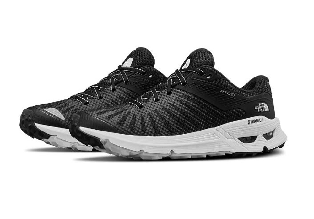 white trail running shoes