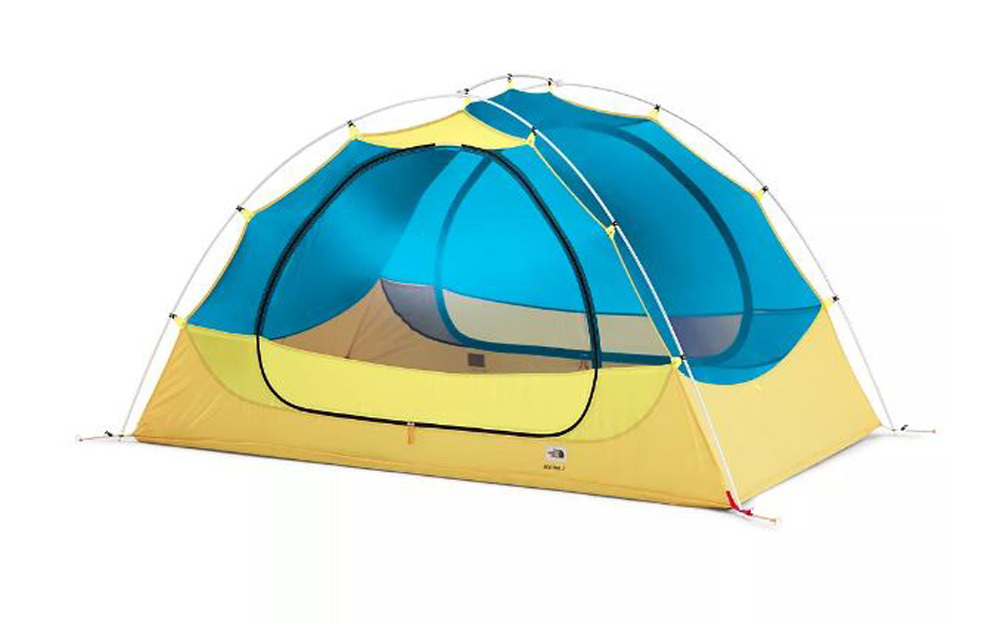 The North Face Eco Trail 2 Person 3 Season Hiking Tent Stinger Yellow