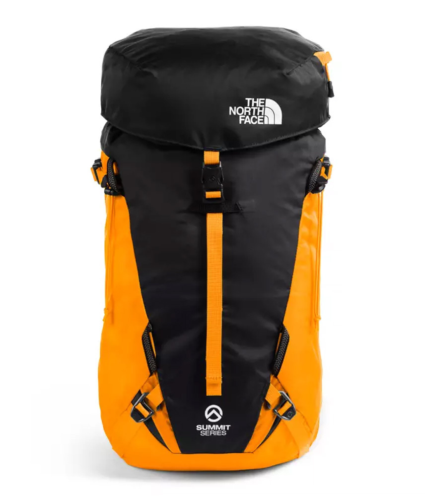 the north face orange backpack