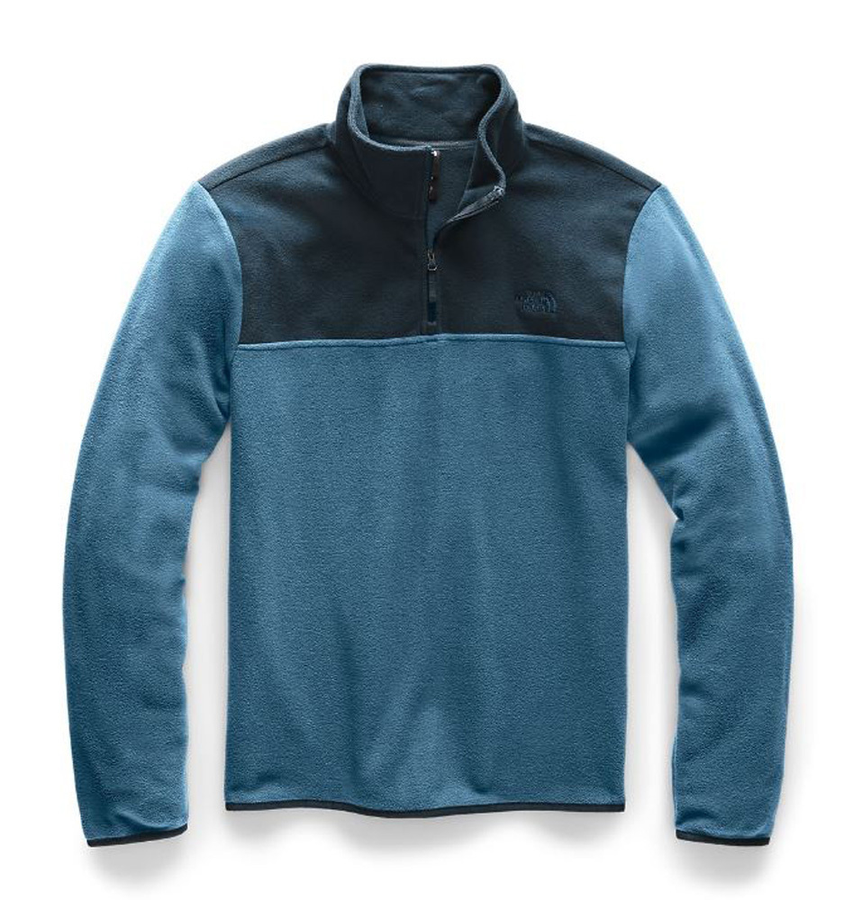 the north face fleece half zip