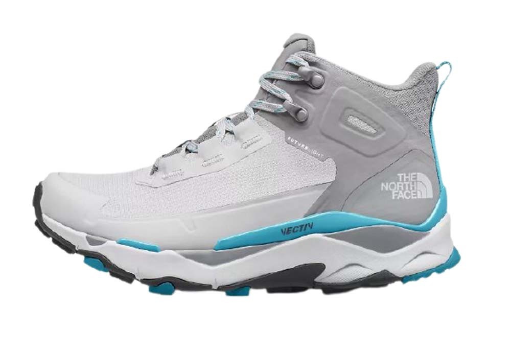The North Face VECTIV Exploris Mid FUTURELIGHT Womens Boots - Micro Chip  Grey/Maui Blue