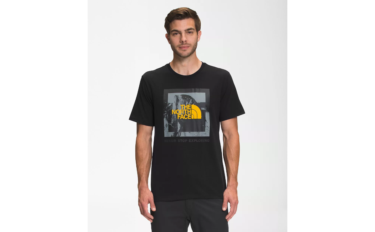 Face Recycled Climb Graphic Mens Tee