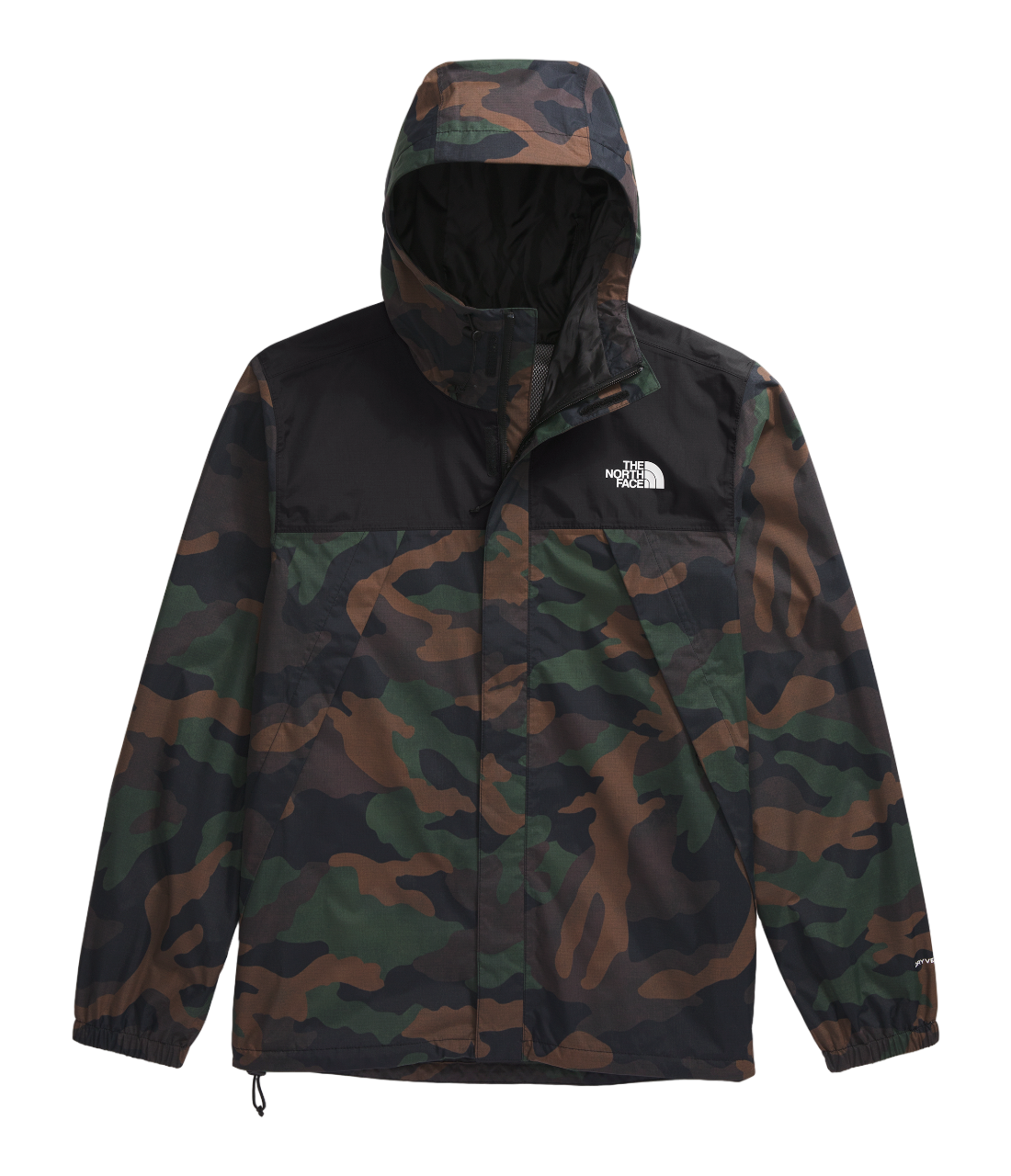 The North Face Antora Mens Waterproof Jacket TNF Black TNF Camo Print TNF Black M