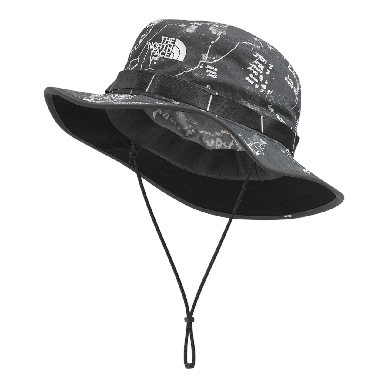 Anthracite Grey Conrad Topo Print