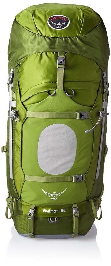 Osprey Aether 85L Mens Hiking Rucksack Backpack - Bonsai Green
