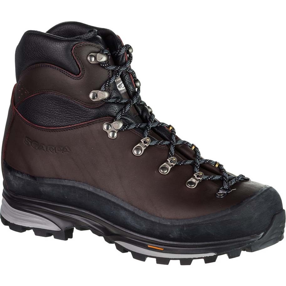 Scarpa SL Active Mens Leather Waterproof Hiking Boots - Bordeaux Brown ...